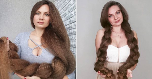 Rapunzel moderna no se ha cortado el cabello en más de 20 años, ahora es más largo que la mujer misma