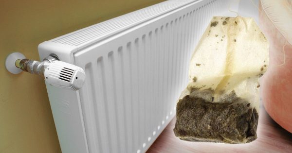 En lugar de tirar la bolsita de té, ponla en el radiador, sentirás el efecto en un par de minutos.