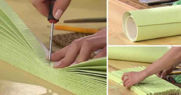 Cómo convertir un rollo de papel tapiz en una obra de arte