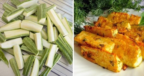 Receta de palillos de calabacín al horno