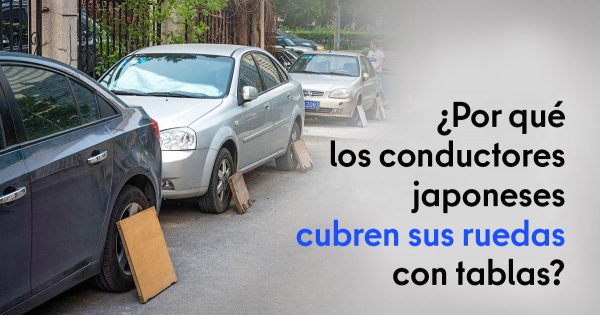 Los conductores japoneses pegan trozos de madera contrachapada a las ruedas, descubre por qué…