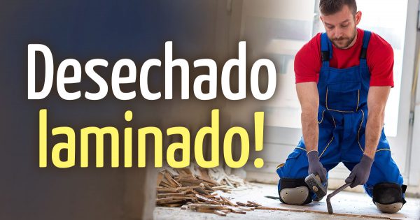 Los vecinos están quitando masivamente el laminado, también se hartaron de él, y quieren reemplazarlo por linóleo