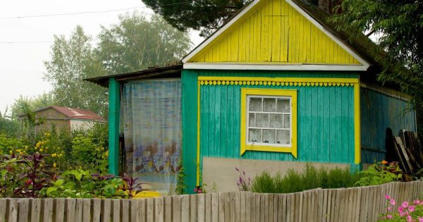 Le regalamos a nuestra hija una dacha de segunda mano por su mayoría de edad, y esto es lo primero que hicimos al llegar allí