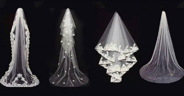 Imagina que te casas mañana y eliges un velo para tu atuendo de novia