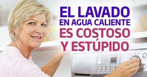 ¿Qué tiene de malo lavar la ropa a cuarenta grados o más?