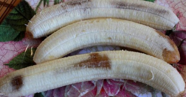 ¿Se pueden comer plátanos ennegrecidos?