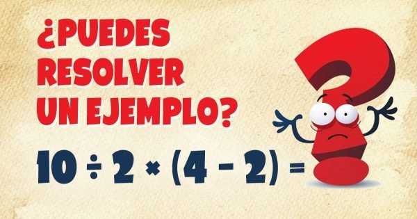 Un ejemplo aritmético que un estudiante de la escuela antigua resolvería en treinta segundos