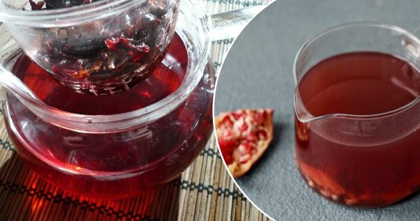 Té de cáscara de granada