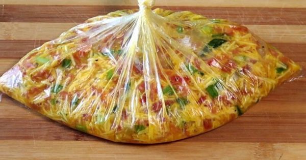 Receta de tortilla en bolsa de una trattoria italiana