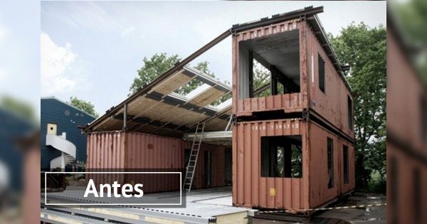 Ingenio al máximo: Una preciosa mansión, construida… ¡a partir de 3 contenedores!
