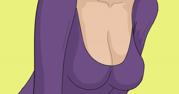 Ella se negó a usar sujetador y unas semanas más tarde… ¡quedó sorprendida por los cambios!