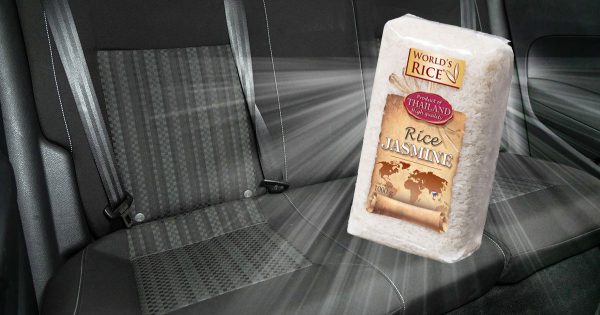 Yo viajo con arroz al vapor en el auto y quiero hacer una broma a todos los automovilistas