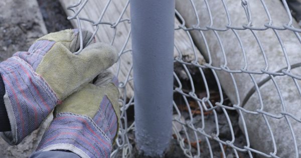 El vecino se negó obstinadamente a que pusiéramos una valla ciega, pero encontré una solución elegante