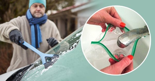 Mientras el vecino rasca hielo en el parabrisas y sufre, el mío está limpio y suave, no hay necesidad de calentar el auto. Comparto mi golpe de invierno