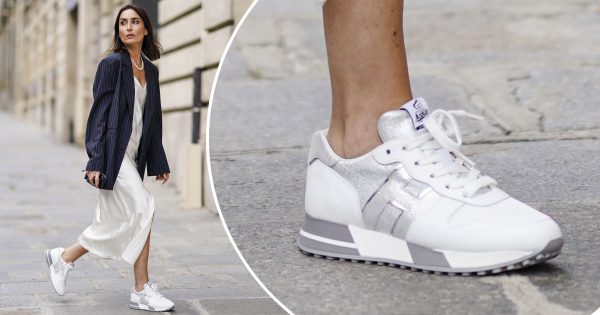 Las fashionistas maduras llevarán vestidos con zapatillas deportivas este otoño