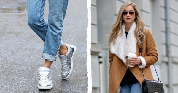 ¿Qué tipo de zapatos no debes usar debajo de los jeans?